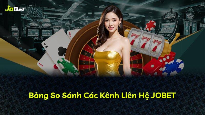 Bảng So Sánh Các Kênh Liên Hệ JOBET