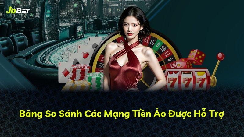 Bảng So Sánh Các Mạng Tiền Ảo Được Hỗ Trợ