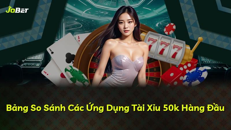 Bảng So Sánh Các Ứng Dụng Tài Xỉu 50k Hàng Đầu