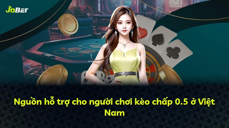 Nguồn hỗ trợ cho người chơi kèo chấp 0.5 ở Việt Nam